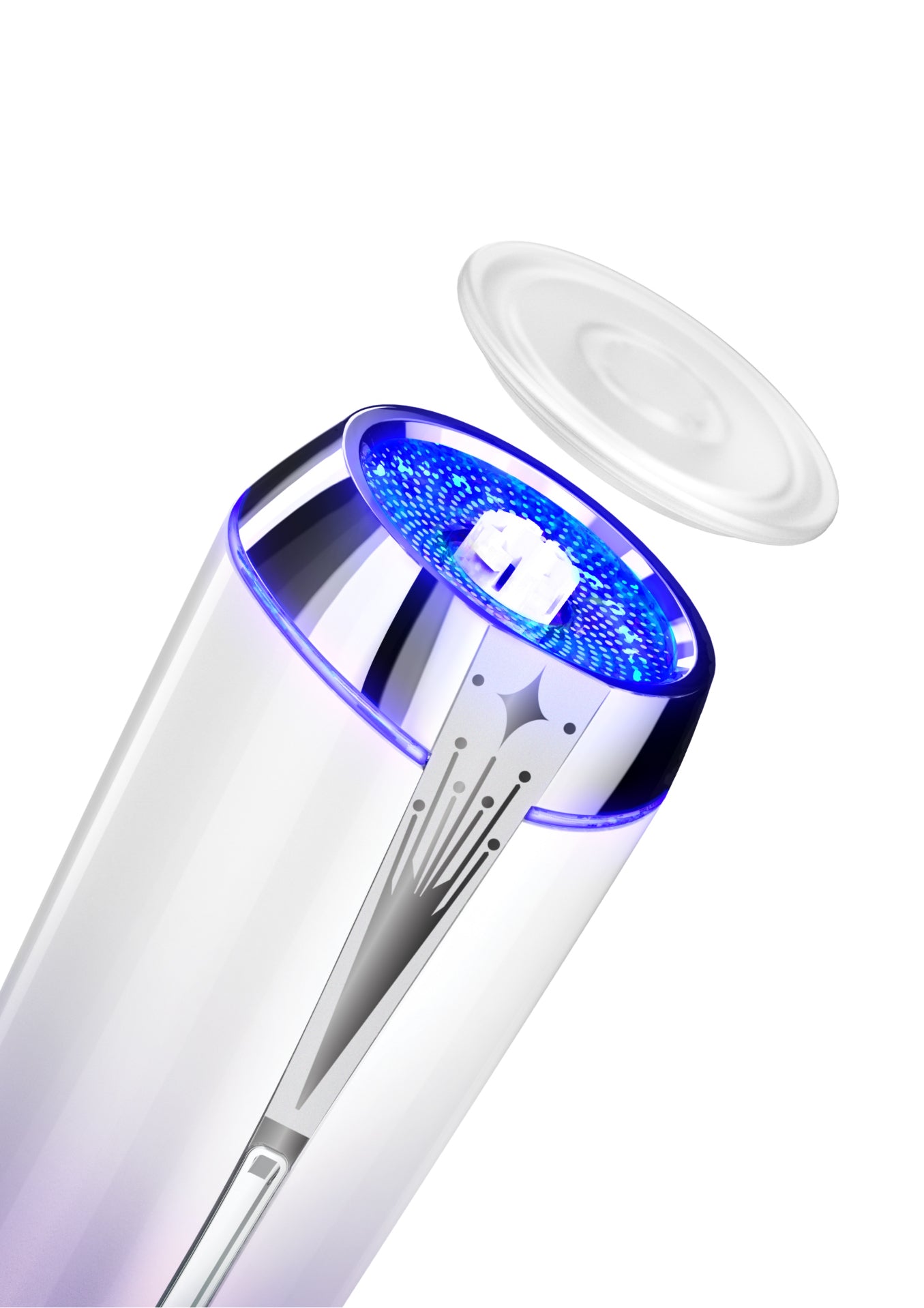 Facial Cleaning Brush With LED Light Therapy