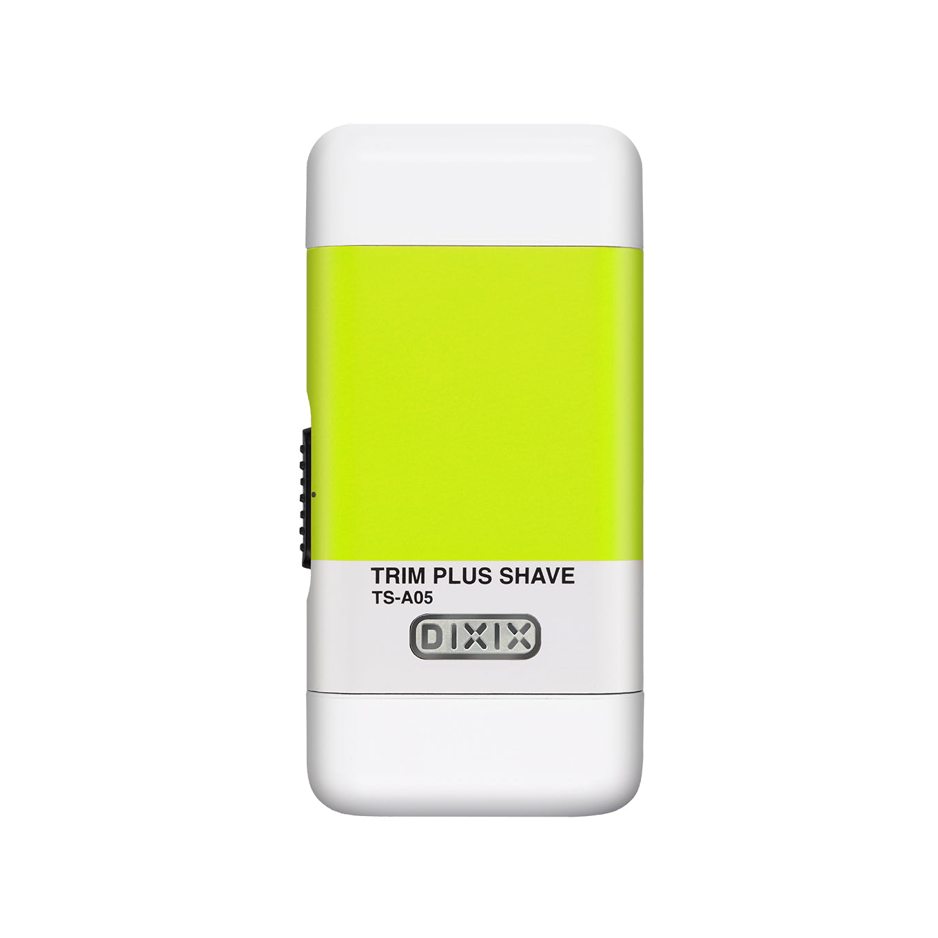 OXIX trim plus shave device with green and white design on a white background