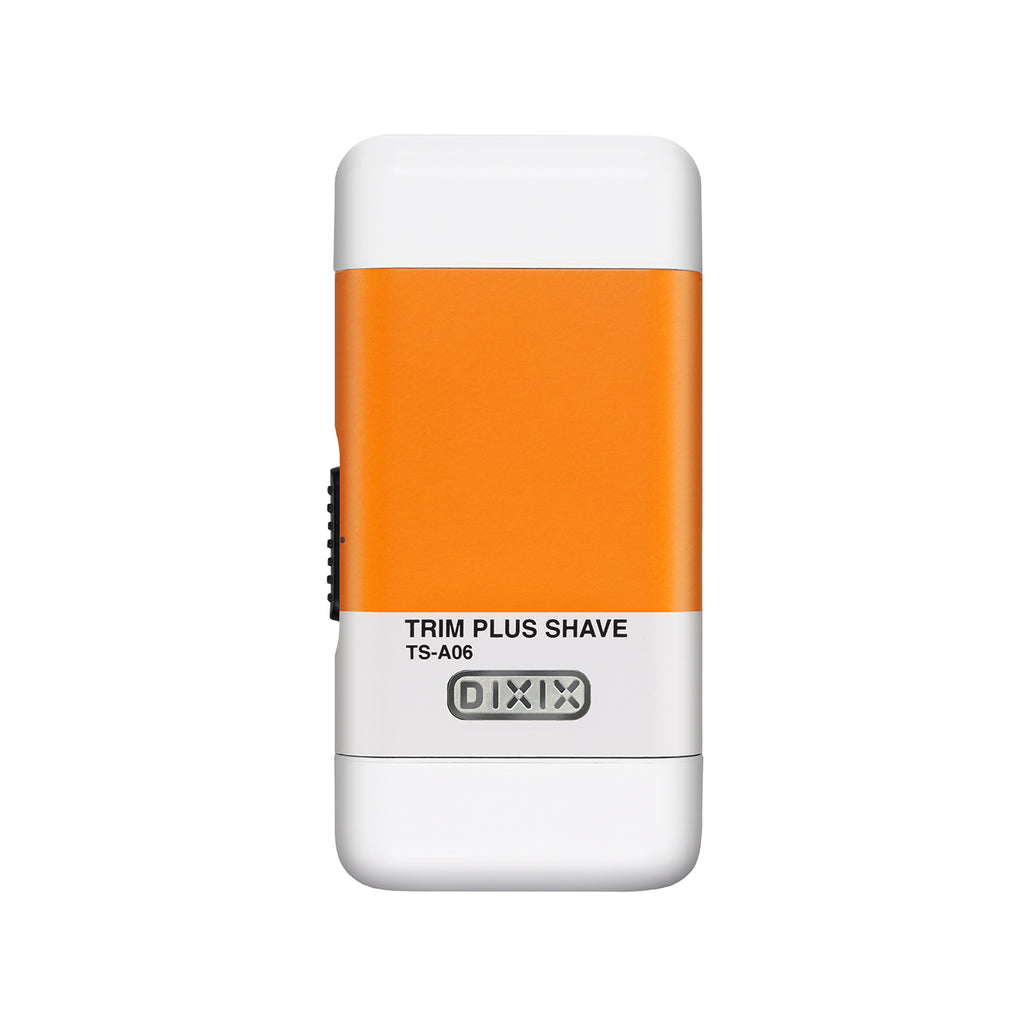 Orange and white grooming tool with 'OXIX' branding on a white background